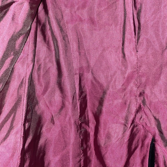 Vintage Guess Black Velvet Snap Closure Lapel Lined Coat Blazer Style Jacket L - Picture 11 of 13